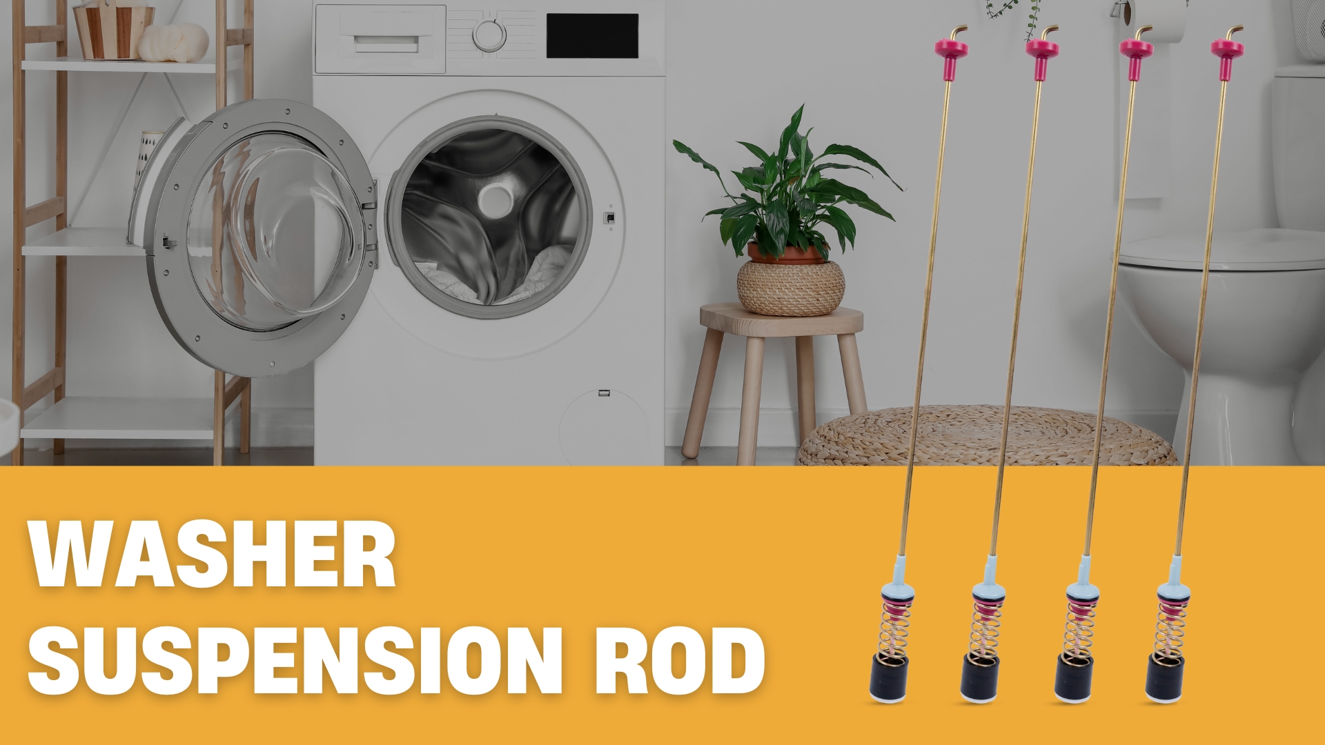 Amazon.com: 4 Washer Suspension Rod Damper Replaces For Samsung